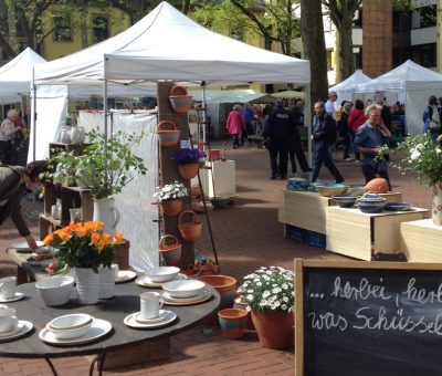 Töpfermarkt in der Innenstadt, Foto: Keramion Töpfermarkt in der Innenstadt, Foto: Keramion
